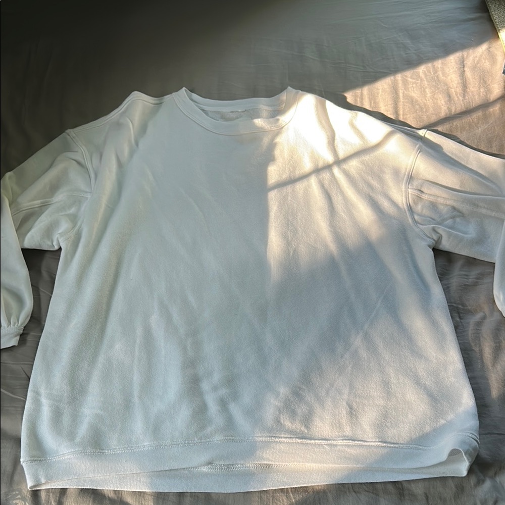 Aerie White Sweatshirt